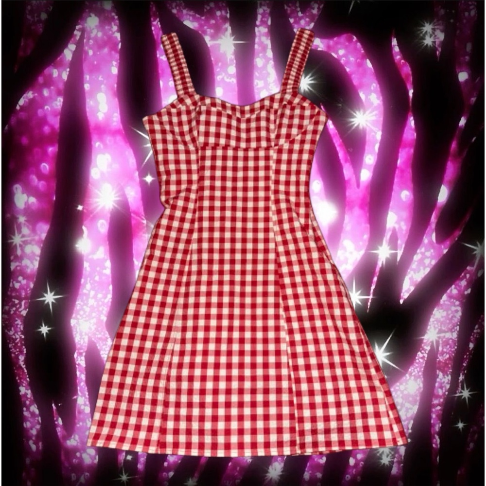zara gingham bodycon dress 🎀